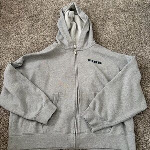 PINK Victoria's Secret Heather Gray Hoodie